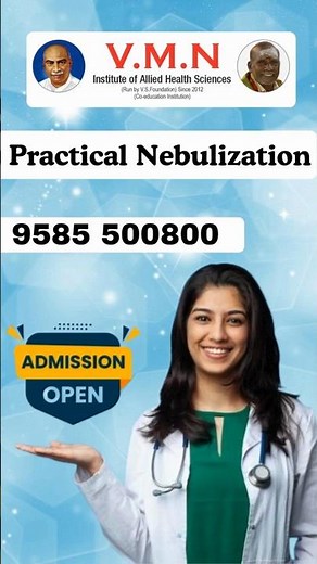 “Breathing Skills in Action! 🔥 Pradeepa Masters Nebulization at VMN Institute”
