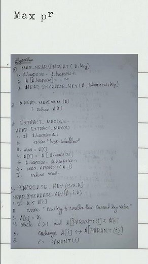 priority Queue||Design and Analysis of Algorithm || #shorts