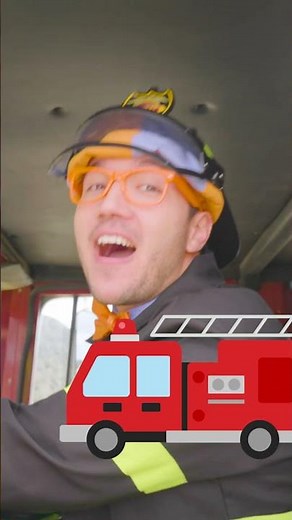 FIRE TRUCK SONG | Blippi Songs 🎶| Educational Songs For Kids