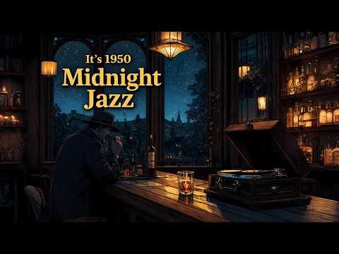 It’s 1950, Midnight at the Jazz Bar 🌙 Vintage Piano & Warm Oldies