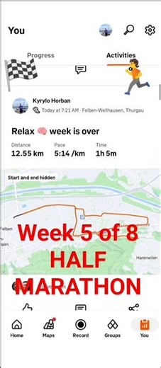 Half Marathon training plan