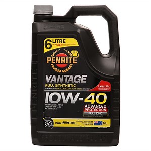 Penrite Vantage Full Synthetic 10W-40 Engine Oil 6L - VANFULL10W40006