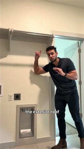 Most Builders Skip This… We Don’t (Recessed Dryer Vent) #newhomebuild #home #energyefficienthomes