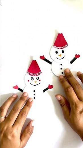 How To Make A Cute Snowman Craft!