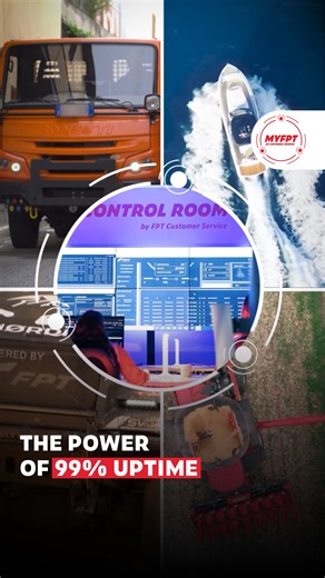 FPT Industrial on Instagram: "The power of 99% uptime. Even under the most extreme conditions. Thanks to MyFPT’s full-packed services — telematics, proactive monitoring, and genuine parts & fluids — we powered our way to the podium in the toughest rally on earth. The same Control Room system that drives Dakar performance supports more than 480,000 engines across all applications, helping customers achieve peak performance, reliability, and uptime every day. Customized for the race. Trusted every