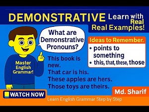 "Demonstrative Pronouns in English Grammar | Learn with Real Examples!"