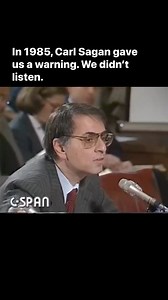In 1985, Carl Sagan testified to Congress that continuing to burn fossil fuels would increase global temperatures, cause climate change, melt glaciers and ice sheets, and cause the sea levels to rise. He was right. | Science, Reason, and Secular Values
