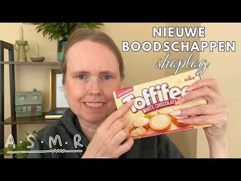 Rustige ASMR Boodschappen Shoplog 🛒 | Fluisterend | Ontspannend | Voor Slaap 😴 | ASMR Nederlands