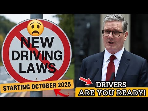 “4 New Driving Laws Coming in October 2025 – Drivers MUST Know This!”