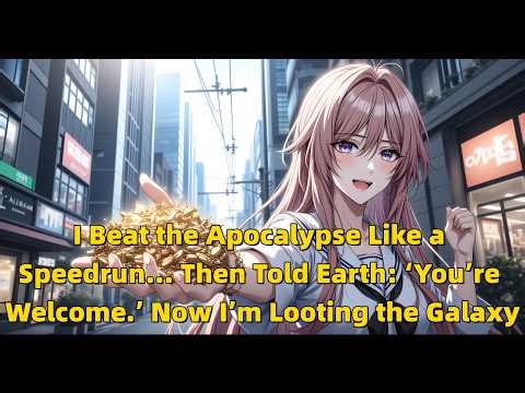 I Beat the Apocalypse Like a Speedrun… Then Told Earth: ‘You’re Welcome.’ Now I’m Looting the Galaxy