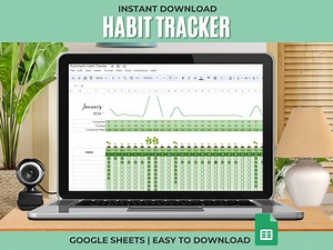 Growing Habit Tracker - Daily Planner & Progress Monitor | Automatic Productivity Template, Visual To-do List Habit - Etsy UK