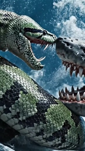 😱 ANACONDA VS SHARK 🦈