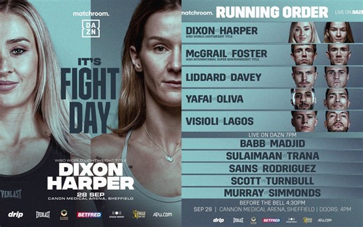 Rhiannon Dixon vs. Terri Harper: Full card results