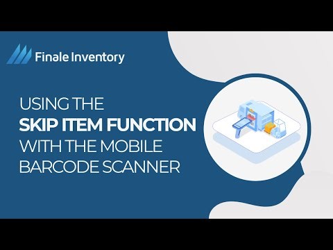Barcoding: Using the skip item function