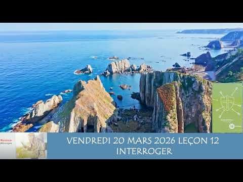 Leçon 12 : Questionnaire Des Jeunes Adultes, Vendredi 20 Mars 2026, InTerroger