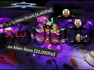 Tower Heroes - First Ever Alien Attack Hard Solo