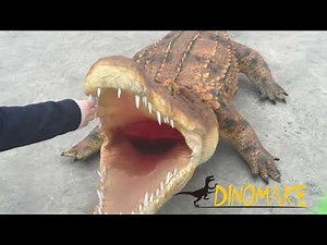 1:1 Scale Realistic Remote Control Crocodile For Water Parks