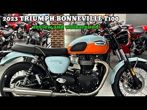 2023 TRIUMPH BONNEVILLE T100 review and walkaround | New Model Engine 1200cc