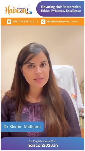 Dr. Shalini Malhotra Attending AHRSI Conference in Chennai #shorts #hairtransplantsurgeon