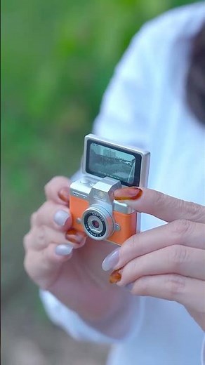 ▶️ Retro Flip Screen Mini Camera Keychain – Tiny Camera, Real Vibes ( # 3056 )