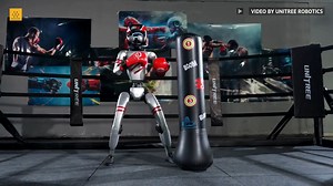 7.7K views · 142 reactions | What do you think of robots in boxing? Video Credit: Unitree Robotics -------------------------------- Stay ahead of the curve! Follow more cutting edge robotics content, including research, reports and articles on Wevolver: https://www.wevolver.com/category/robotics #robotics #robots #engineering #technology | Wevolver.com | Facebook