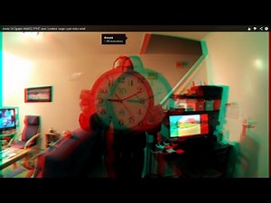 movie 3d 2gopro ANAGLYPHE avec lunettes rouge cyan video relief