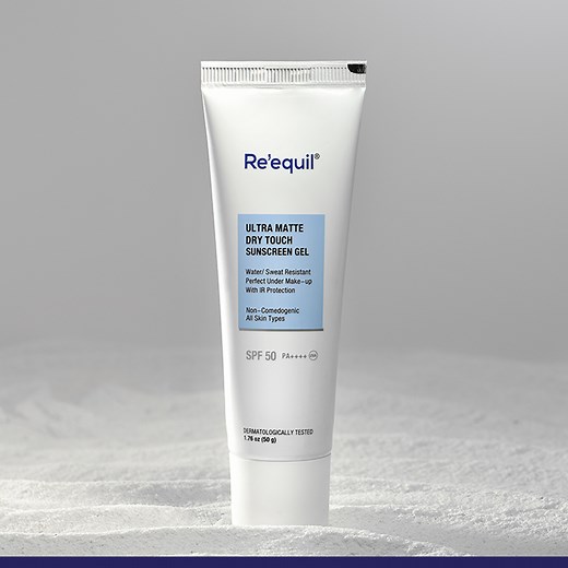 Buy Ultra Matte Dry Touch Sunscreen Gel SPF 50 PA     – Re'equil