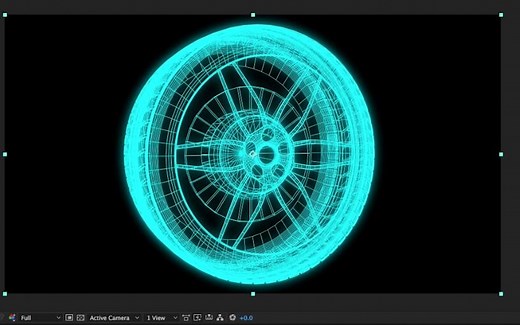 C4D&AE 三维线框渲染合成教程 Create 3D wireframe animations with Cinema 4D & After Effects