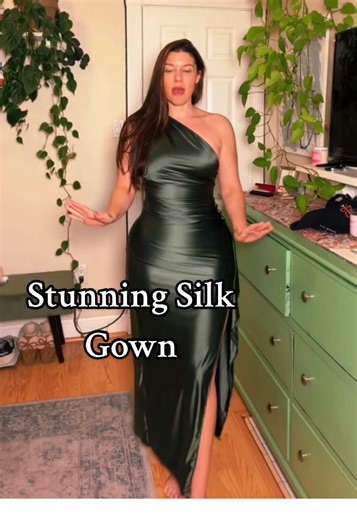 Stunning Silk Gown for Weddings and Special Occasions