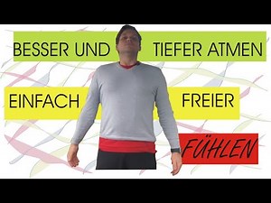 So kannst du tiefer Atmen und löst Verspannungen