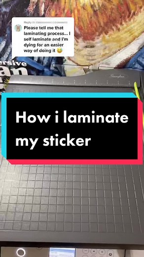 Self Laminating Sticker Process | Stickermaking DIY Tutorial