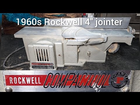 Rockwell Compactool 4" benchtop jointer overview