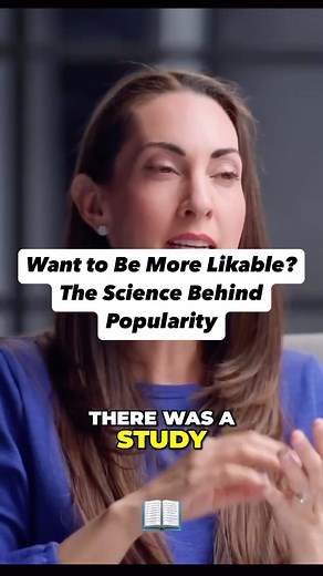 DM Podcast Takeaways on Instagram: "Vanessa Van Edwards explains a fascinating study by Dr. Van Sloan, which uncovers that the most popular kids aren’t the smartest, funniest, or most athletic—they’re the ones who like the most people. By actively expressing positive regard for others, they create micro-moments of connection, boosting their own likability. This insight shows that becoming more likable is a skill you can develop by simply being a “first liker.” #popularity #socialskills #personal