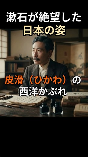 明治維新は「大成功」だったのか？夏目漱石が絶望した、日本の悲しき「借り物OS」【新渡戸稲造×精神史】 #Shorts #歴史