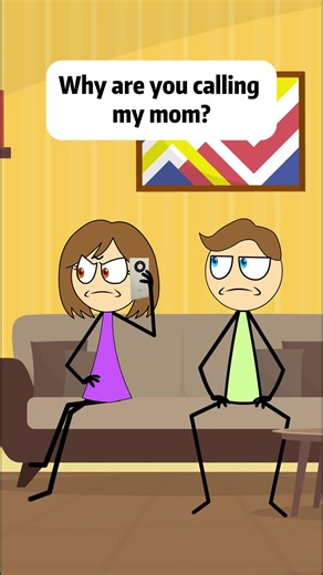 A Funny Animated Call to Mom