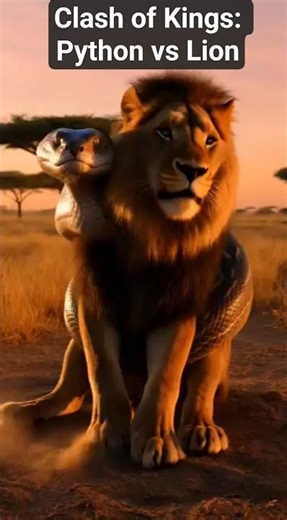Clash of Kings: Python vs Lion