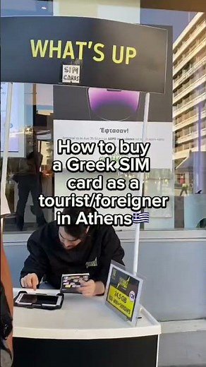 How to buy a Greek SIM card as a tourist | Cosmote What’s Up Athens Greece
