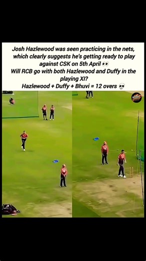 Our dragon is ready🐉#hazlewood#ipl2026