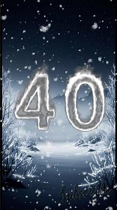 Winter Countdown 40 Seconds ❄️ Silver Flame Timer | CountdownLive-THT #Shorts #christmas #winter