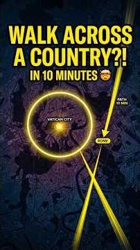 Why Does This Country Take 10 Minutes to Cross?! 🚶‍♂️