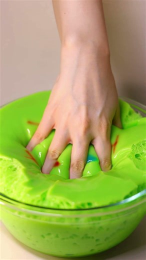 Most Satisfying Green Slime ASMR