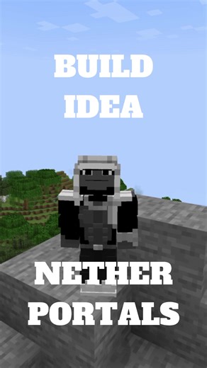 Creative Nether Portal Decoration Ideas | Minecraft Build