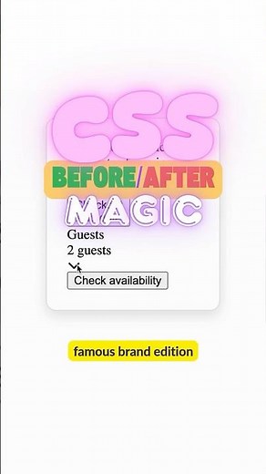 CSS before and after - famous brands