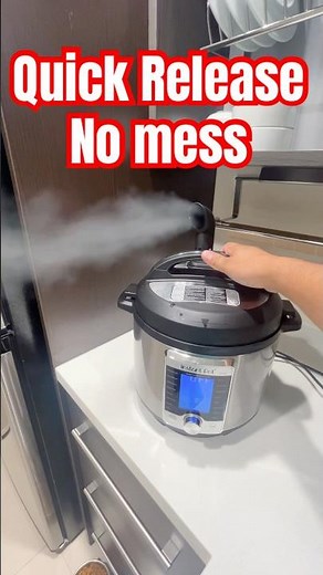 How to Quick Release Instant Pot Without a Mess