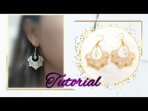 Boho Bride Macrame Earrings Tutorial 👰