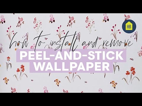How to Install and Remove Peel-and-Stick Wallpaper