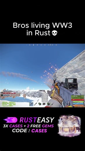 Bros living ww3 in Rust 💀 #rust #rustgame #shorts