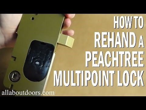 Rehanding a Peachtree Multipoint Lock