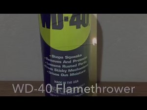 WD-40 Flamethrower