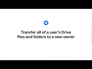 Transfer Drive files to a new owner as an admin - Google Workspace Admin Help